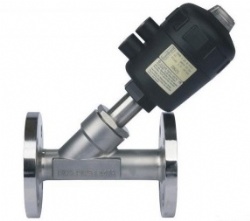 Sanitary Flange Angle Seat Valve